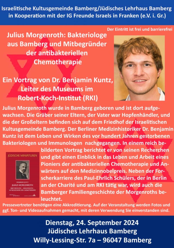 Vortragseinladung Benjamin Kuntz am 24.09.2024